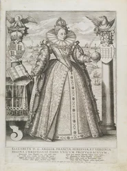 Retrato de la Reina Isabel (1533-1603) 1596